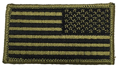 USA Flag Reverse Facing Multicam Patch