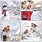 Christmas Cards Pack of 24 | Each Christmas Greeting Card multipack has 4 different Xmas Robin designs Snowmans Ecofriendly and UK made