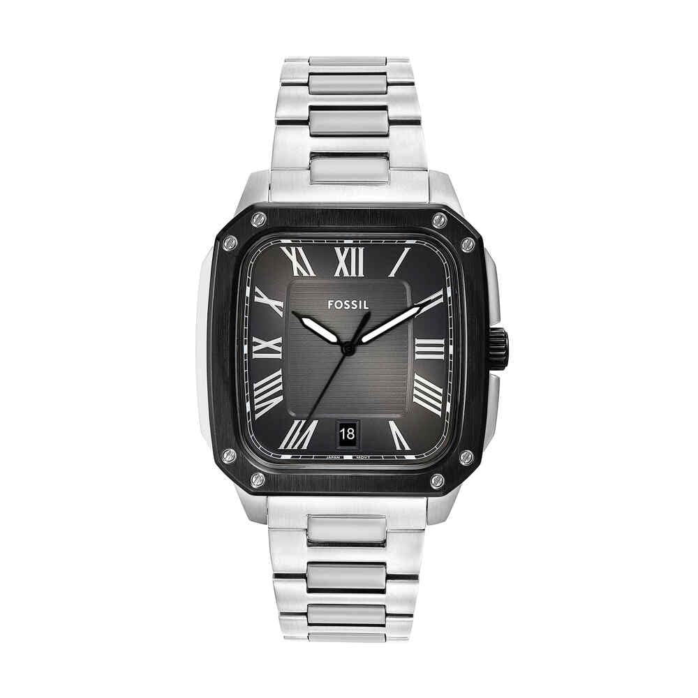 Fossil Crosby Men's 42 MM Two Tone Stainless Steel Watch, FS6122