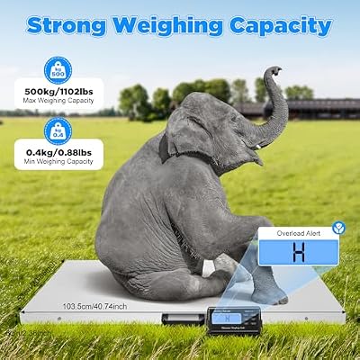 Pet Scale,Digital Pet Scale,Small Animal Acale,Pet Veterinary Scale Stainless Platfor,Pet Scales for Cats,Scale Large Pet Vet Scale Stainless Steel Platform Digital Livestock Weighing Equipment