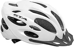 Capacete Bike Ciclismo Branco MTB Start GTA Sinalizador Traseiro