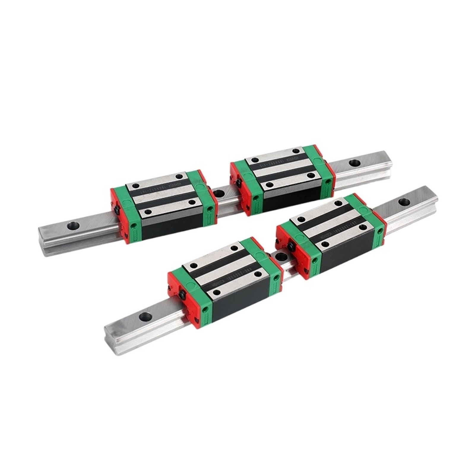 Guida di scorrimento lineare in miniatura 2Pz HGH20 2000mm+1 SET SFU2005+4 HGH20CA /HGW20CC Vite a ricircolo di sfere con guida lineare (Color : HGW20CC, Size : 2000mm)