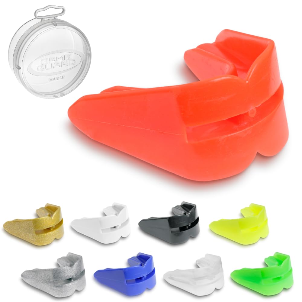 GAME GUARD - Protector bucal DOBLE/Protector de encías - para dientes superiores e inferiores - Protector bucal, Aprobado por CE, Boxeo, MMA, Deportes — view 10