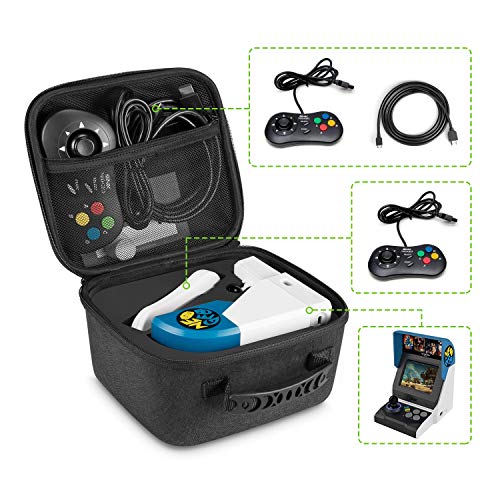 Carrying Case for NEOGEO Mini - Younik Hard Travel Carrying Case for NEOGEO Mini Console, two Controllers, Type C Cable and HDMI Cable