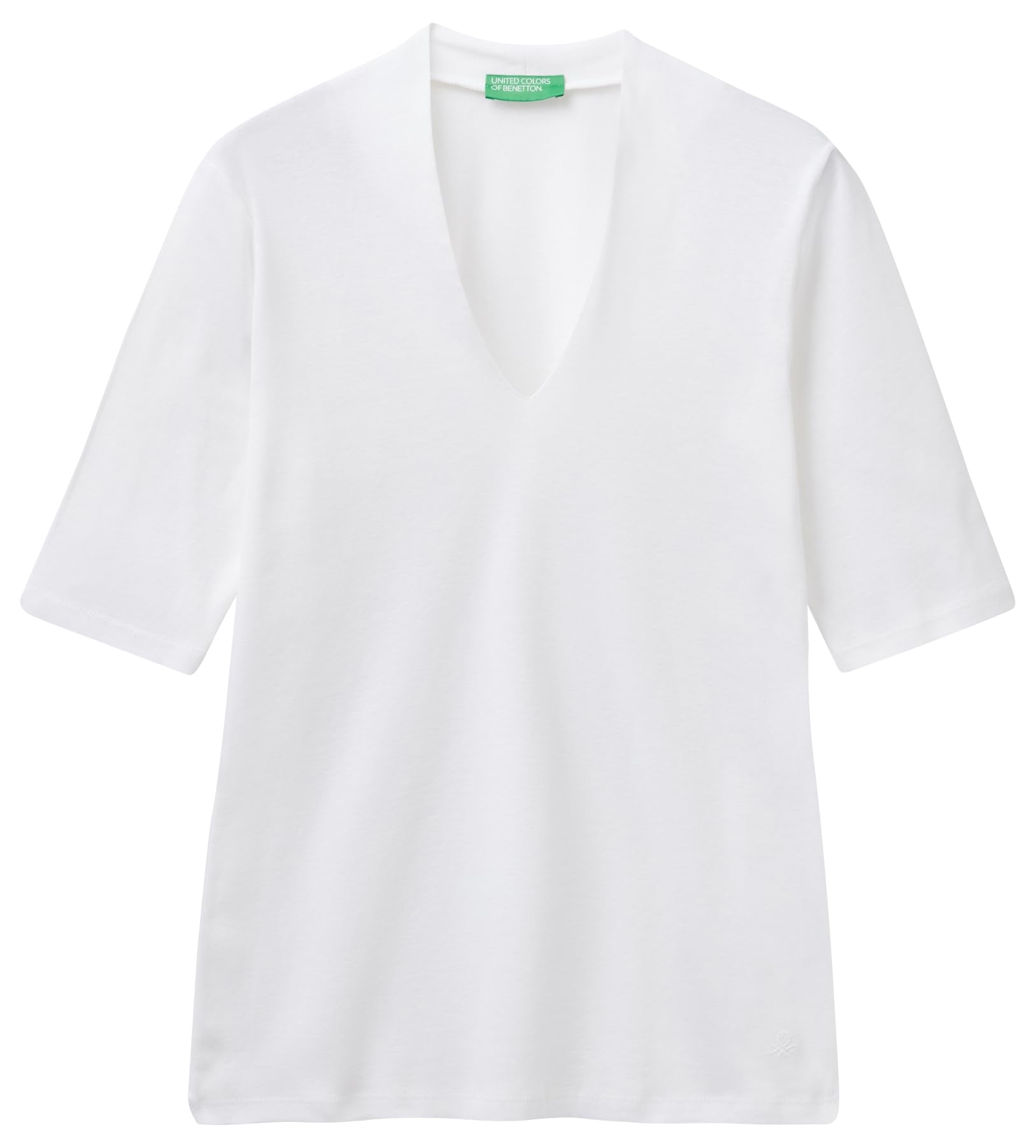 United Colors of Benetton Women's 3ga2d400u t-Shirt, White, M