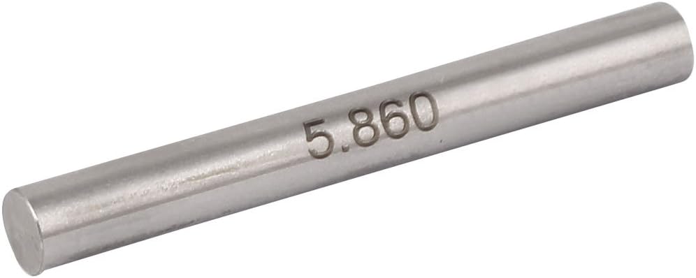 Aexit5.86mm (hand operated tools) Dia +/-0.001mm Tolerance 50mm Length GCR15 Cylinder Pin (76ry471qf731) Gage Gauge