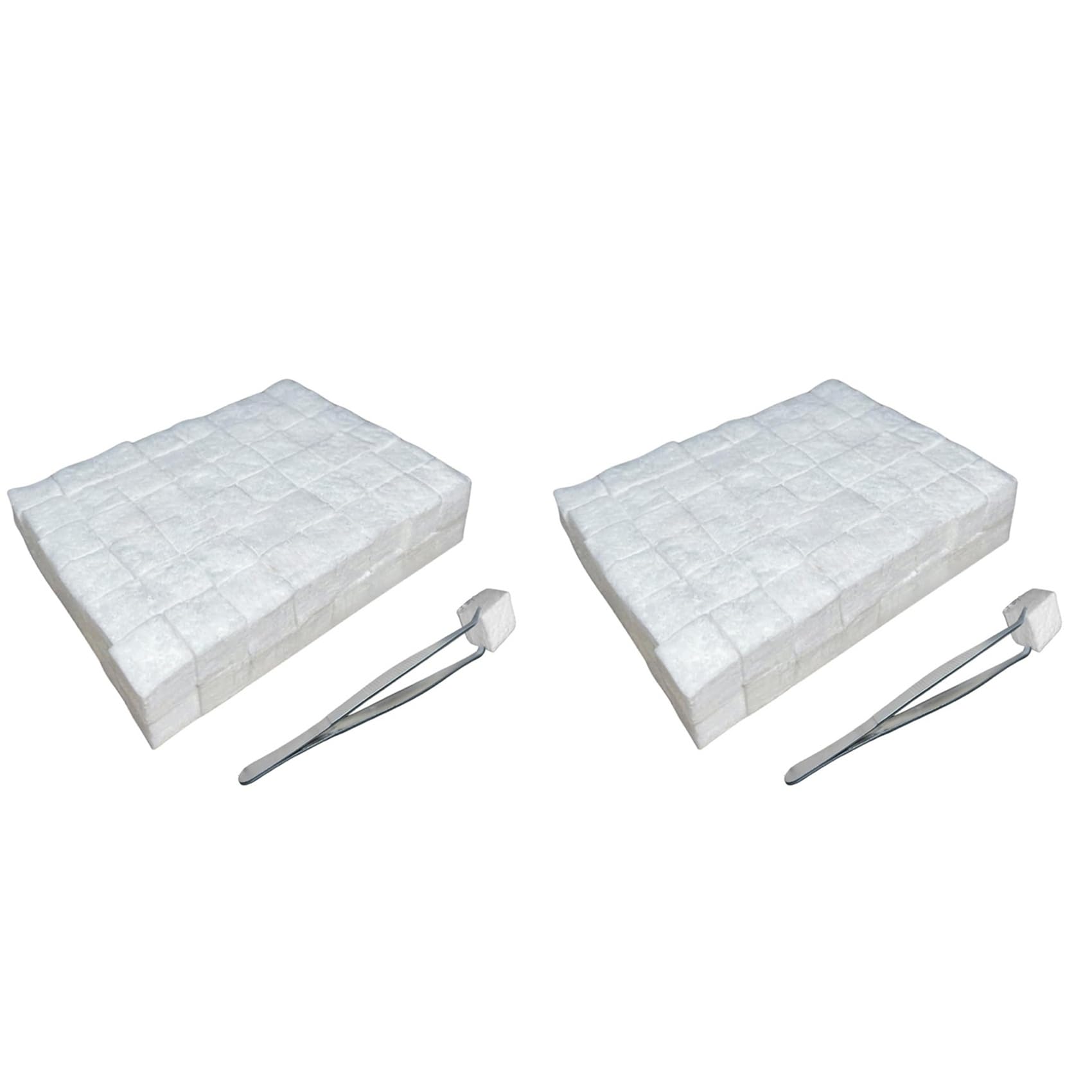 Vjsujehgy 192 Pcs Small Ceramic Wool Wick for Tabletop Fire Pit, Suitable for Ethanol Fireplace,Carbon Felt Wick for Indoor