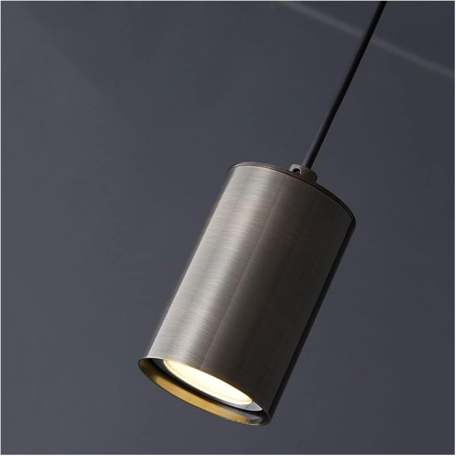 Ceiling Lamp 200Cm All Copper Simplicity Light Background Wall Small Chandelier Gu10 Hanging Lamp for Personality Window Bedroom Winery Bar Restaurant Perfect Decor/Black Polished,Black Polished Gold