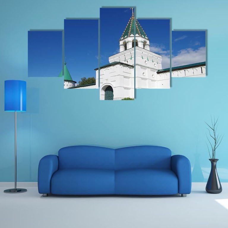 Genérico Juego de 5 pósteres, Monasterio Lpatyevsky de Kostroma murales de pared, cuadros modernos en lienzo, póster natural de pared para salón (Sin marco)