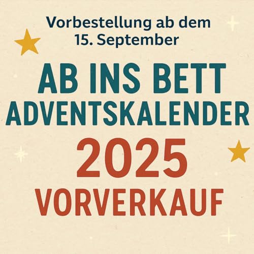 Vorverkauf gestartet: Ab ins Bett Adventskalender 2025 cover art