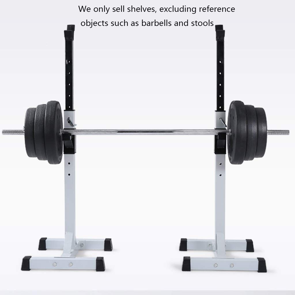Multi-Function Weight Lifting Home Gym Fitness Pull Up Bar Squat Rack Bench Press Men's Fitness Barbell Multifunction Shelf Adjustable Bracket Home Gym Indoor Strength Training Stand Sale Sale