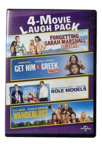 Image of 4-Movie Laugh Pack with Forgetting Sarah Marshall, Get Him to the Greek, Role Models, & Wanderlust