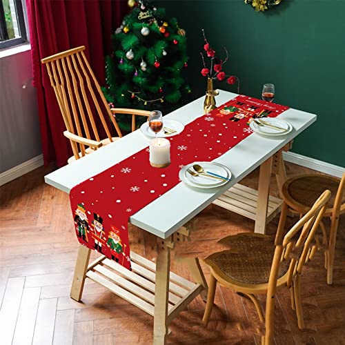 Chemin de table de table de Noël polyester motif Casse-Noisette