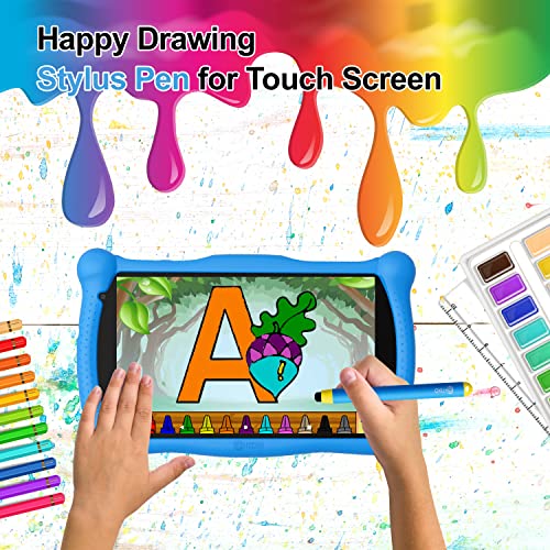Contixo Kids Tablet V10, 7-Inch Hd, Ages 3-7, Toddler Tablet With Camera, Parental Control -16Gb, Wifi, Learning Tablet For Children With Teacher's Approved Apps, Kid-Proof Case & Stylus, Blue #TOP4