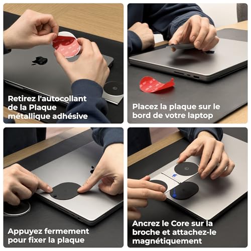 Support magnétique ordinateur pour smartphone Edge Pro Core, idéal télétravail et gaming - 2