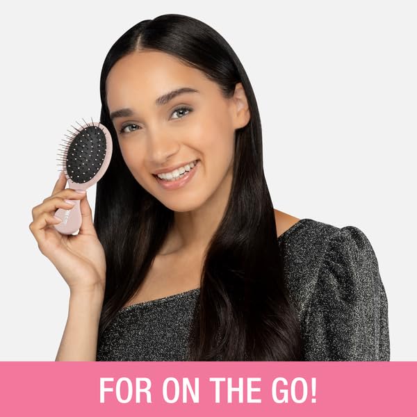 Miniatura 4 de Conair Juego de 3 cepillos desenredantes para cabello húmedo o seco, desenredante para todo tipo de cabello, cepillos para el cabello para mujeres,