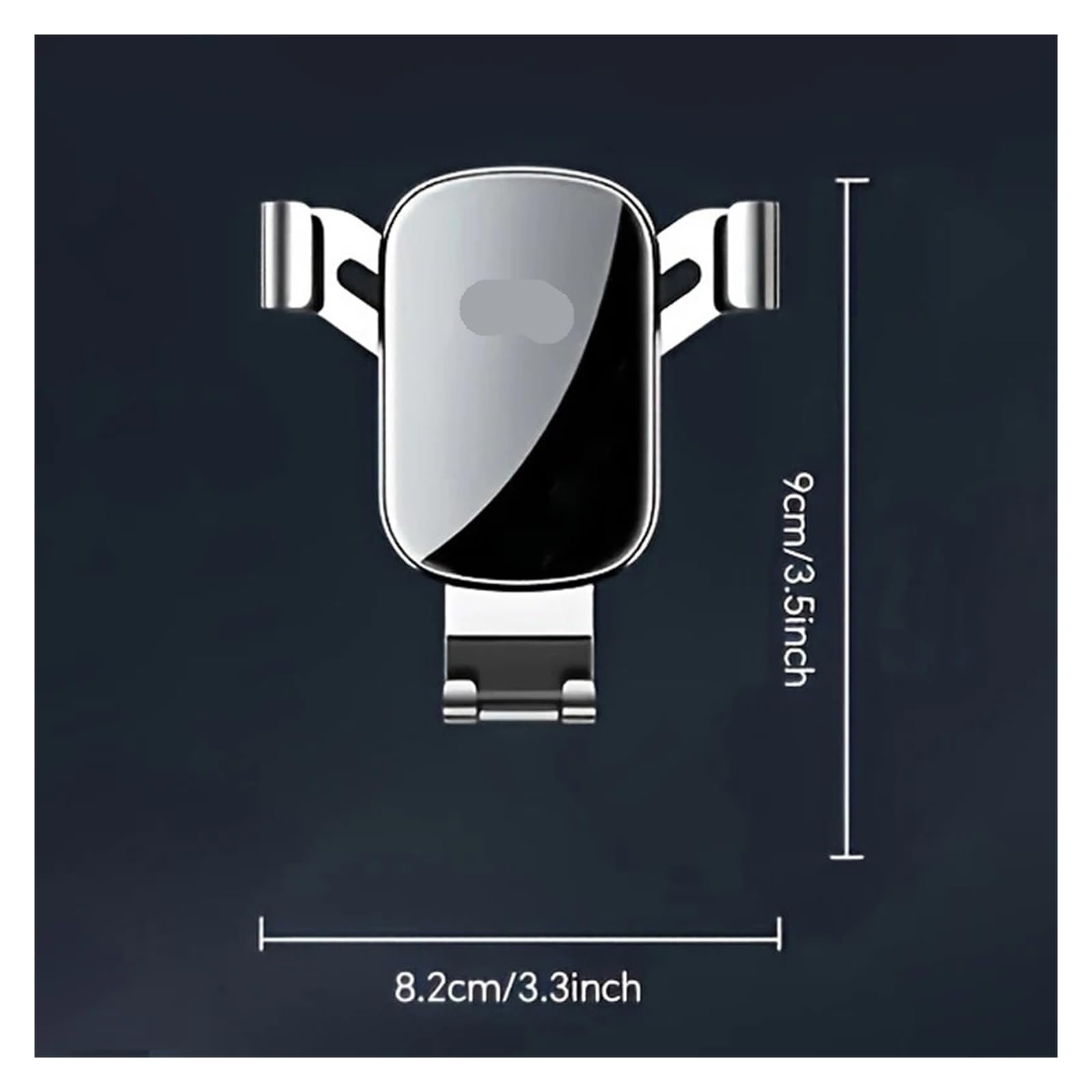 Supporto universale for cellulare da auto Gravity Air Vent | Supporto fisso speciale sicuro for la navigazione di guida in auto(A)