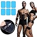UYGHHK 50 Pcs/25 Pack Gel Pads for Abs Stimulator Ab Trainer Replacement Gel Sheet for EMS AB Stimulator Gel Pad for All Abdominal Belts Muscle Stimulator Ab Toner