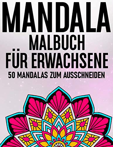 Livre mandala adulte 50 dessins anti-stress à colorier et découper