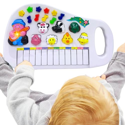 Piano Infantil Teclado Musical de Brinquedo Educativo Para Bebe Crianças Pequenas 3 anos Fazendinha Sons de...