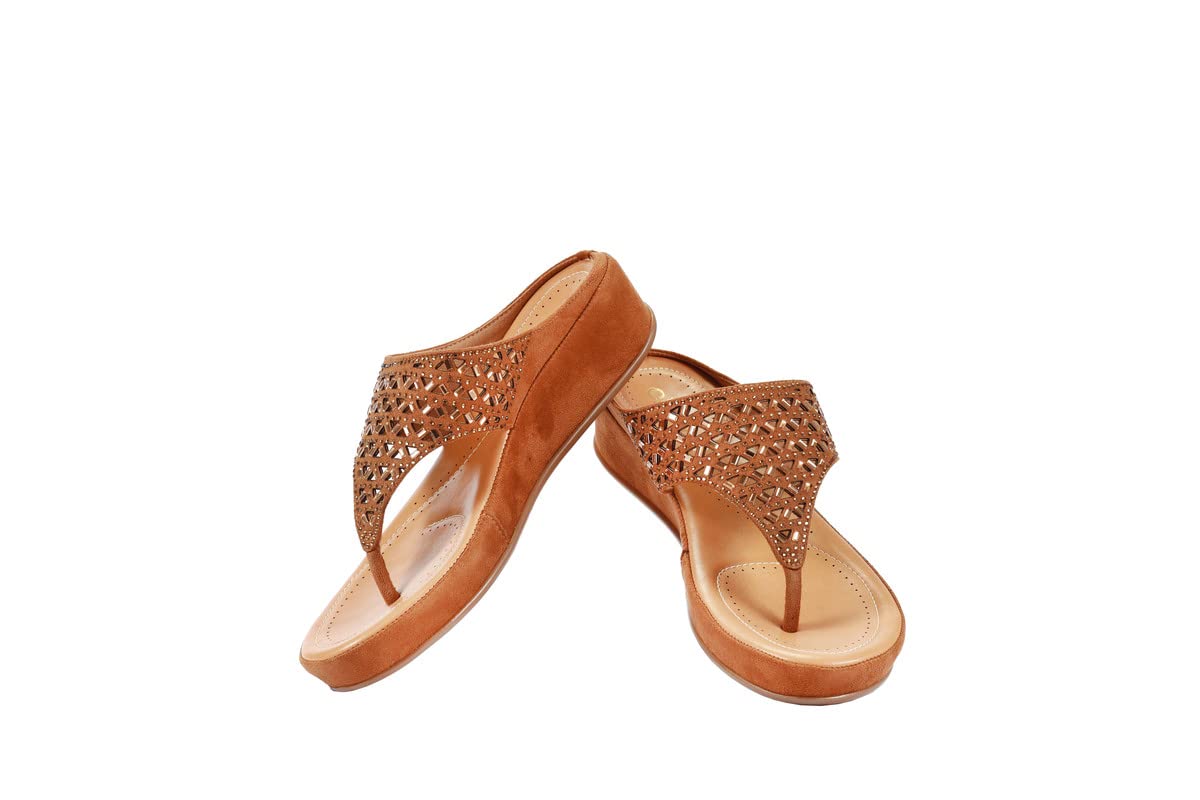 CHERE Women’s Laser Cut Cushioned Doctor Sole Fashion Sandals (B0B65NQZ71) Amazon Price History, Amazon Price Tracker