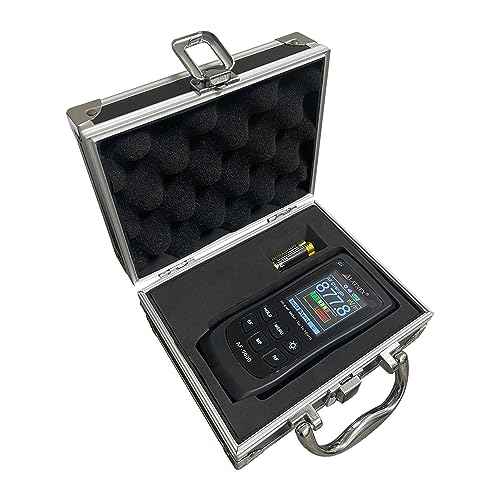Image of LATNEX AF-5000 5G EMF Meter with Aluminium Carrying Case and Calibration Certificate. Measures RF up to 10GHz, Magnetic Fields(Gauss), and Electrical Fields