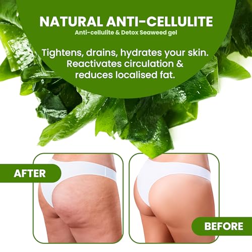 Gel Anti Celulitis y Adelgazante de Algas, Envoltura Corporal Reafirmante y Reductora, Tratamiento Anticelulitico con Aparato, en Cabina y Casa, Firming Body Wrap, 1000 ml - imagen 5