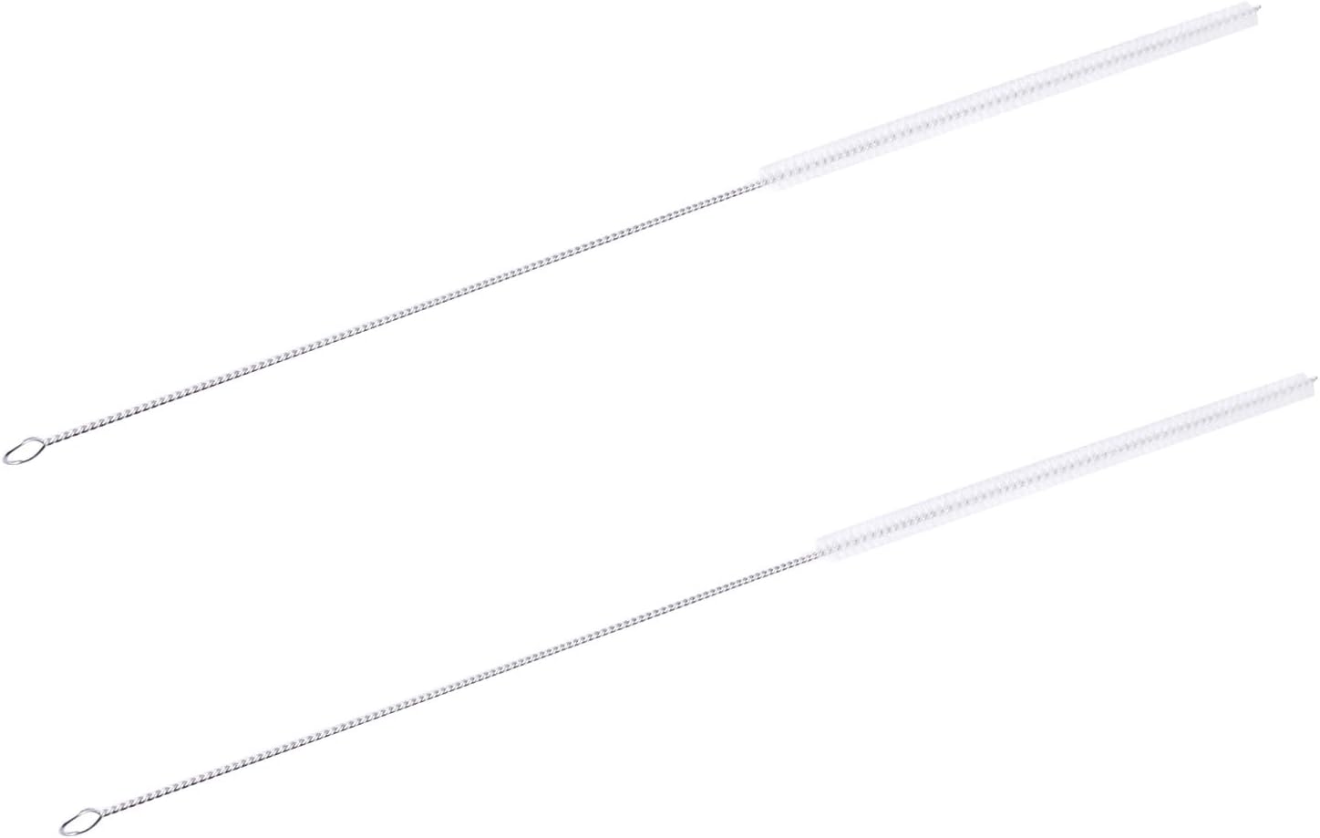 Podoy Straw Brush Pipe Cleaner with 18″ Long White Nylon Bristle Wire Stainless Steel Cleaning Pipe Straw Brush (Pack of 2) Podoy Straw Brush Pipe Cleaner with 18″ Long White Nylon Bristle Wire Stainless Steel Cleaning Pipe Straw Brush (Pack of 2)