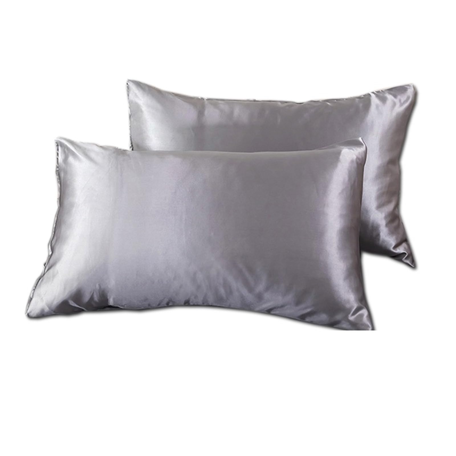 LYXYGMV Stain Pillowcase Silky Soft Pillow Cover for Bedrooms(Grey,50x75cm)