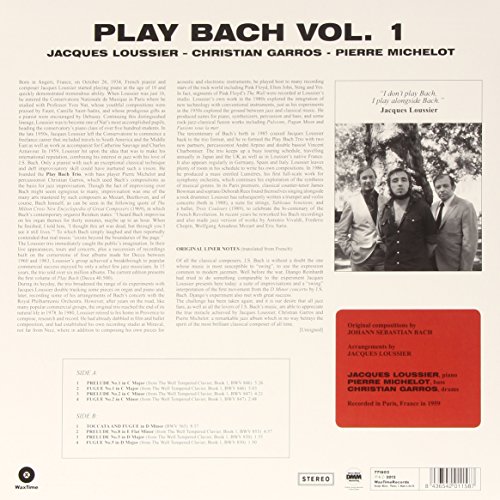 Play Bach 1 [Disco de Vinil]