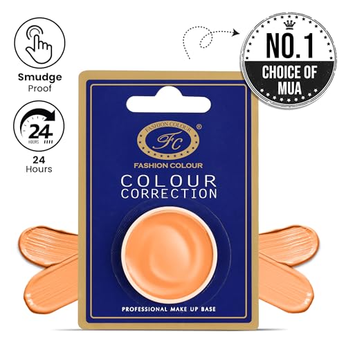 Image of FASHION COLOUR Colour Correction Professional Makeup Base | Full coverage Concealer | Face Makeup | Corrector For Under Eye Dark Circles, Acne & Blemishes | Matte Finish | 3g | 303