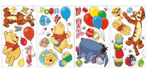 Disney Winnie The Pooh Pooh & Friends Peel & Stick Wall Decal by RoomMates, RMK1498SCS