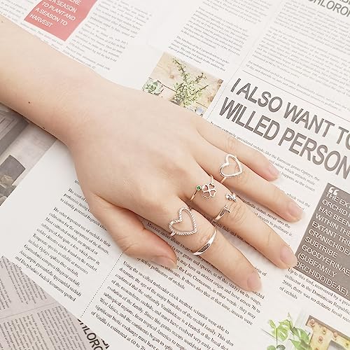 Dachshund Open Rings for Women S925 Sterling Silver4