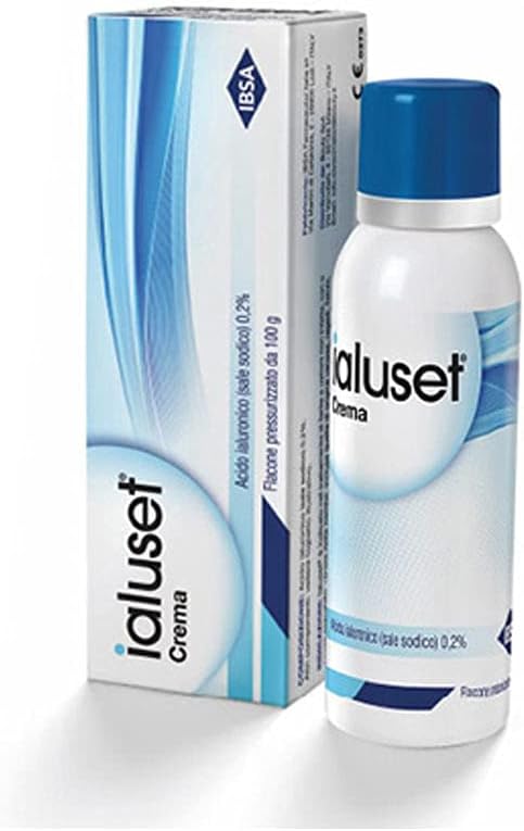 IBSA Ialuset - Crema Spray Trattamento Ferite con Acido Ialuronico, 100g