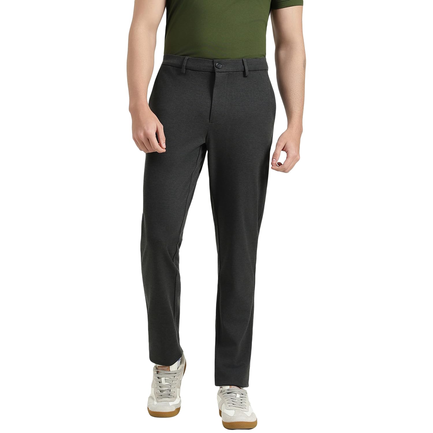 united colors of benetton Relaxed Fit Mid Rise Solid Trousers - 26P4KTWB1155I903-picture-46