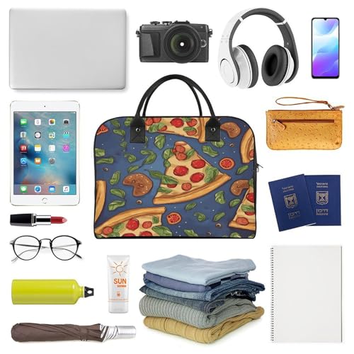 Bolso tote de nylon con cremallera y correa ajustable miniatura 5