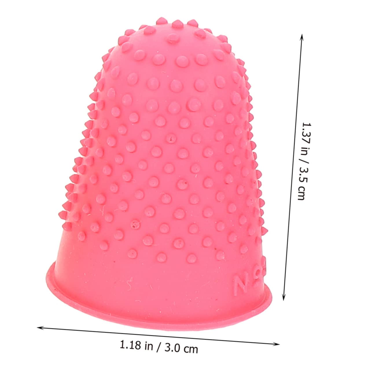 3 Series Protección Para Dedos De Goma Antideslizante Para Dedos Para Trabajo Color Aleatorio 50 Piezas*3