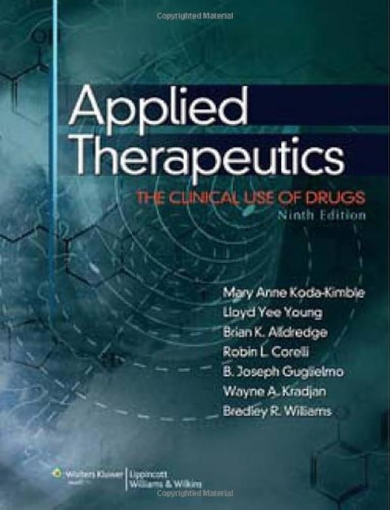 Buy Applied Therapeutics: The Clinical Use of Drugs Book