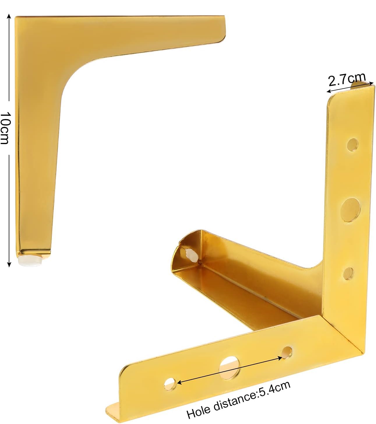 SHEENO 4 PCS Pieds De Meubles En Métal,5