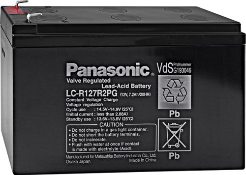 Batterie plomb Gel 7,2 Ah Merten 668990 pour onduleur et système d'alarme maison