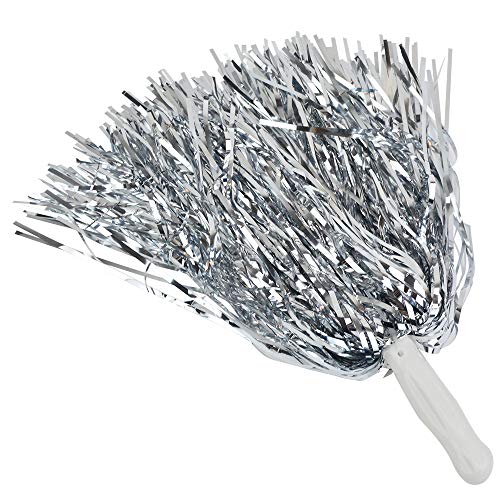 Image of baotongle 12 PCS Cheerleading Squad Spirited Fun Poms Pompoms Cheer Costume Accessory for Party Dance Sports
