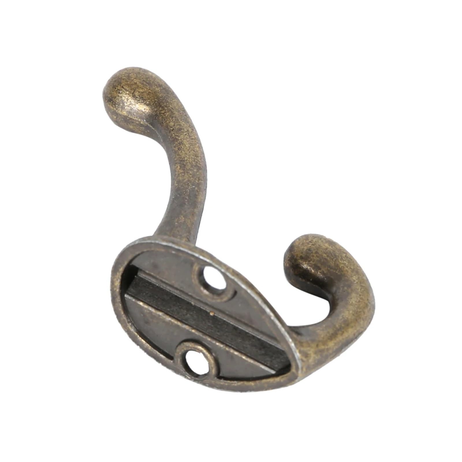 Ganci Appendiabiti 10/20 ganci appendiabiti da parete resistenti, doppi, in bronzo, vintage, con viti, for porta, bagno per bagno o cucina(20PCS)