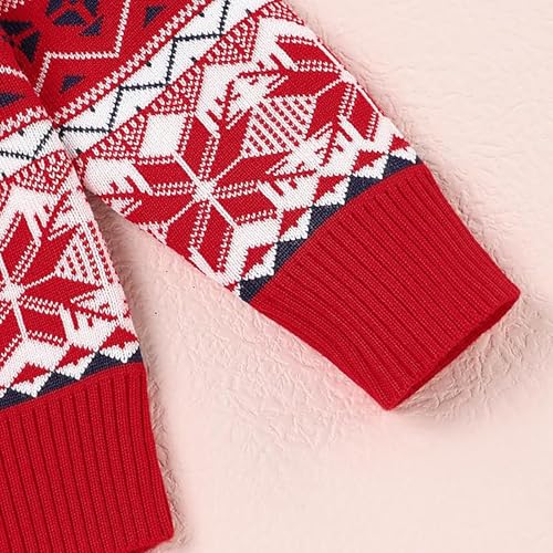 Image of Ugly Christmas Sweater for Girls Funny Xmas Knit Pullover Shirts Kids Child Holiday Jumper Tops Outfit 2-14 Years