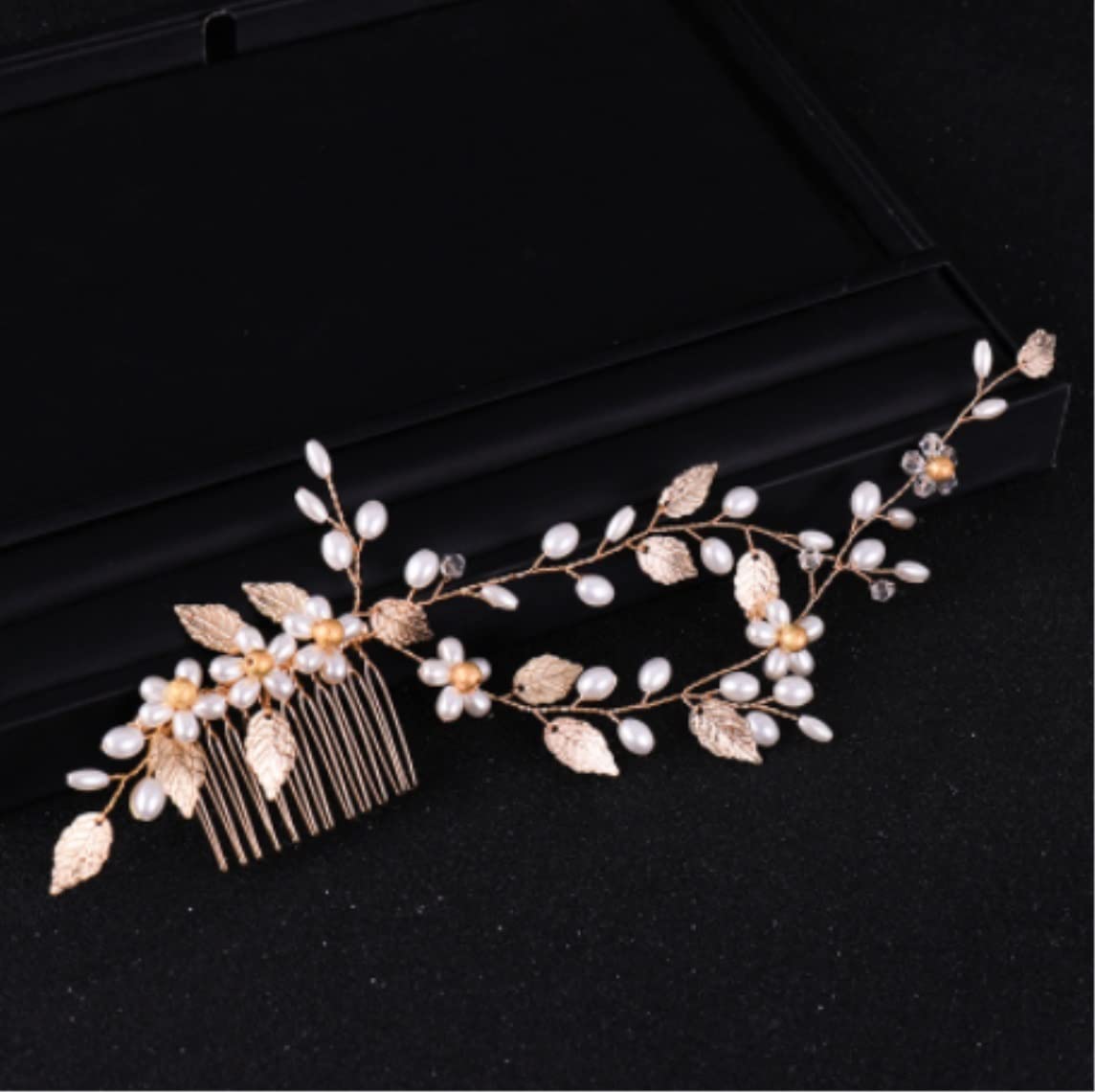 Pettini Laterali Donna Pettini per Capelli Fasce per Capelli da Sposa Accessori per Capelli da Sposa Pettine per Capelli in Cristallo Floreale Fascia per Capelli Pettinini Fermacapelli