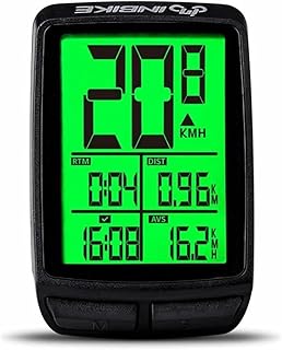 WWFAN WDX- Bicycle Odometer, Multifunctional Wireless Waterproof Bicycle Speedometer, Outdoor Bicycle Odometer Computer Tool Speed measurement