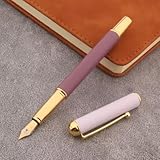 CANETA TINTEIRO EXECUTIVA PONTA PENA ROSA LILAS 0,7 MM LUXO