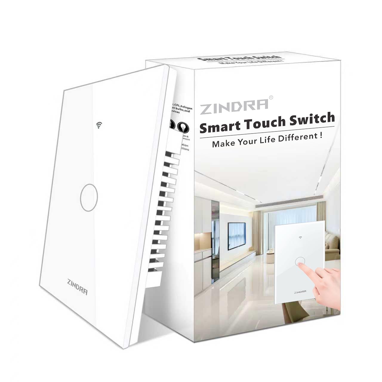 Smart Touch Wall Light Switch with...
