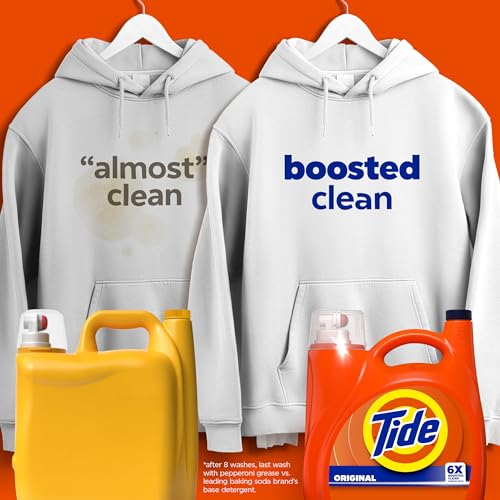 Image of Tide Liquid Laundry Detergent, Original Scent, 125 fl oz, 100 Loads, Boosted Clean Even in Cold Water with Concentrated Washing Soap
