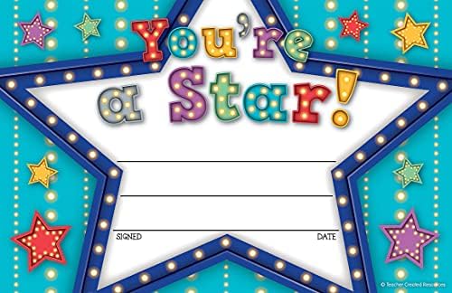 Teacher Created Resources (5485) Marquee You're a Star Awards
