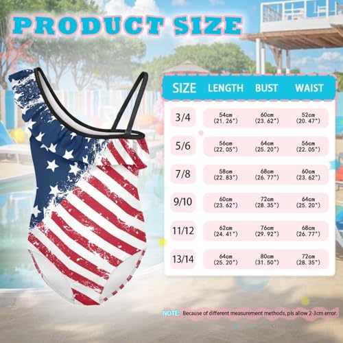 Image of Yzaoxia Girls One Piece Swimsuits Bathing Suit for Kids Swimwear 3-14Y
